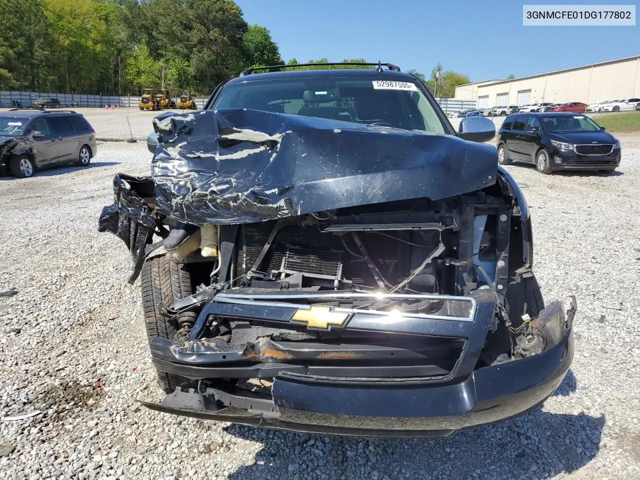 2013 Chevrolet Avalanche Lt VIN: 3GNMCFE01DG177802 Lot: 52987555