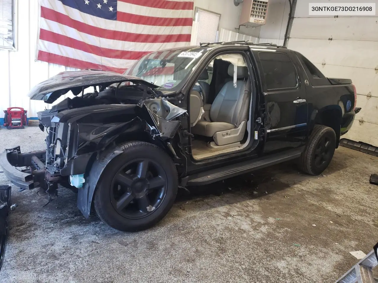 2013 Chevrolet Avalanche Ltz VIN: 3GNTKGE73DG216908 Lot: 62073945