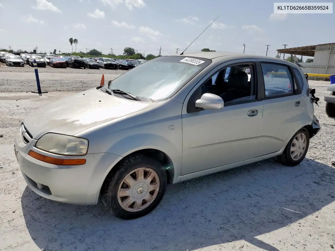 2005 Chevrolet Aveo Base VIN: KL1TD62665B359524 Lot: 64398555