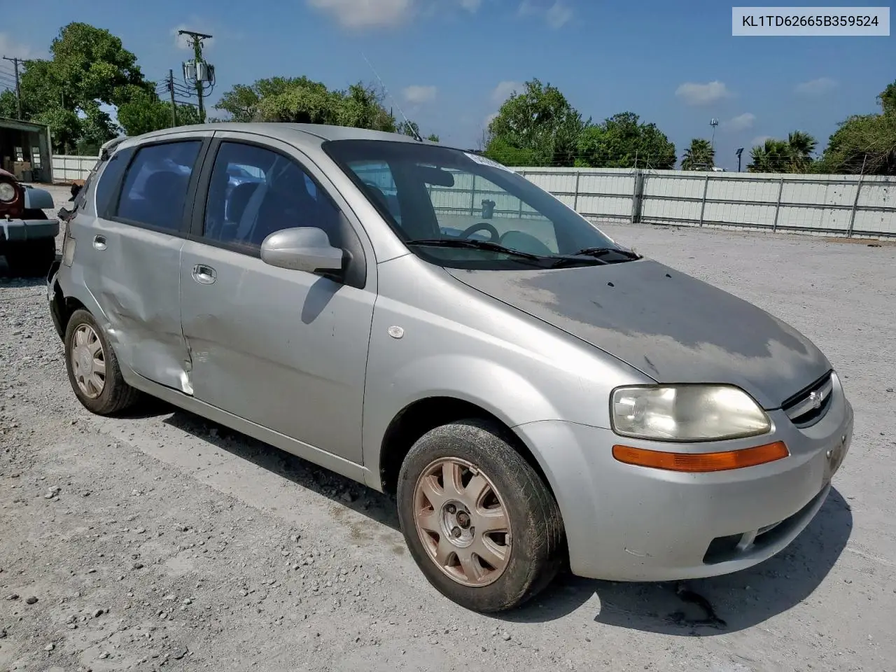 2005 Chevrolet Aveo Base VIN: KL1TD62665B359524 Lot: 64398555