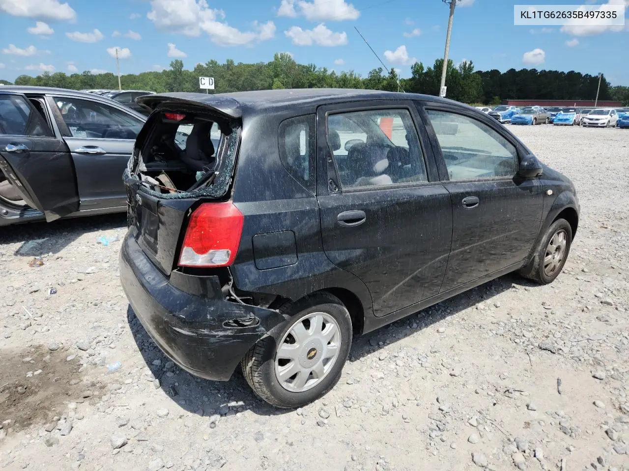 2005 Chevrolet Aveo Lt VIN: KL1TG62635B497335 Lot: 64550455