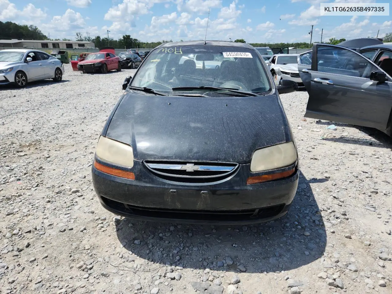 2005 Chevrolet Aveo Lt VIN: KL1TG62635B497335 Lot: 64550455