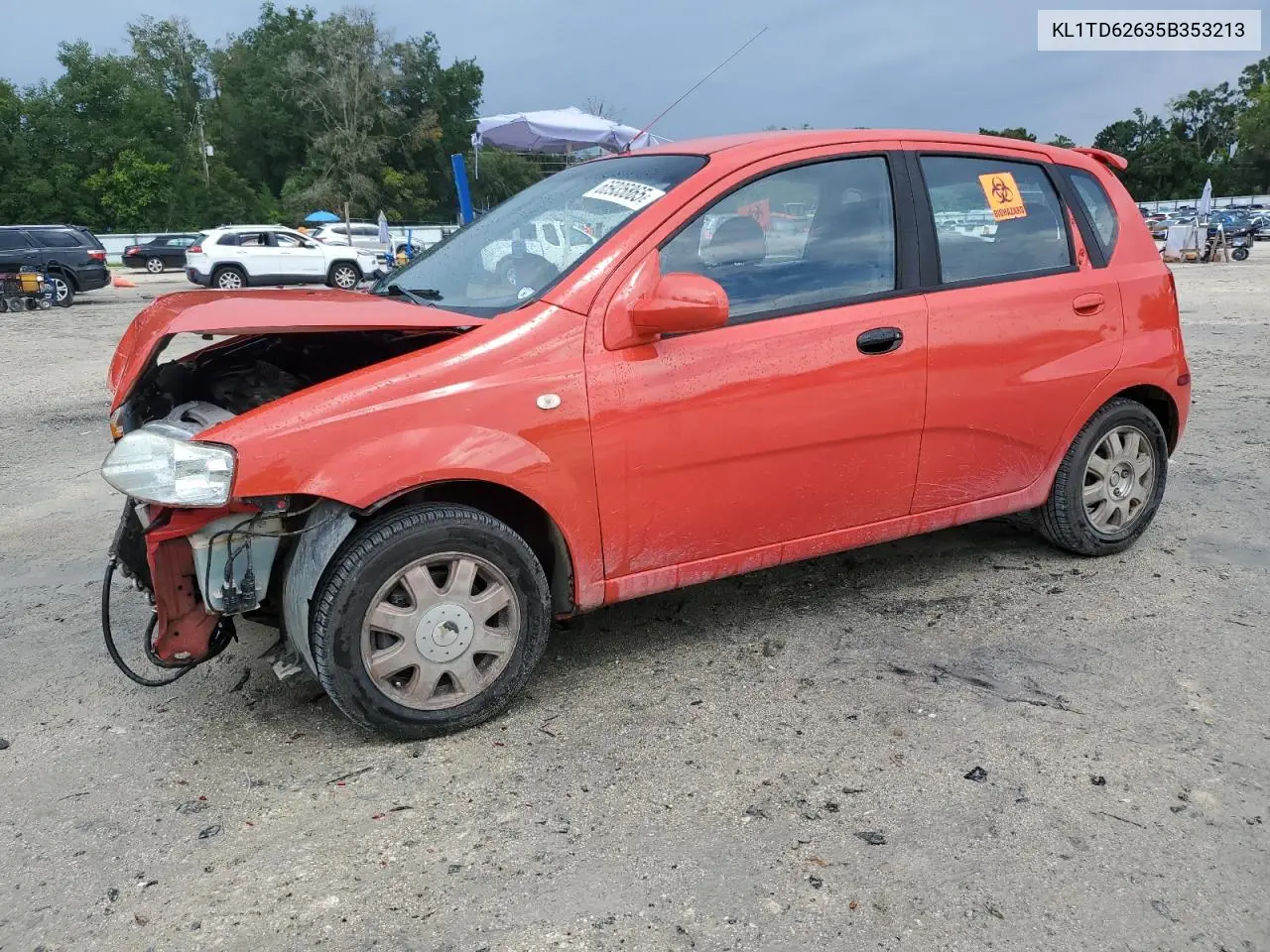2005 Chevrolet Aveo Base VIN: KL1TD62635B353213 Lot: 65935865