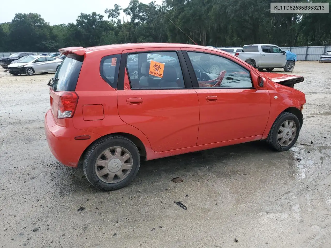 2005 Chevrolet Aveo Base VIN: KL1TD62635B353213 Lot: 65935865