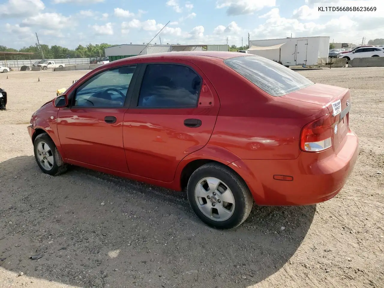 2006 Chevrolet Aveo Base VIN: KL1TD56686B623669 Lot: 65998115