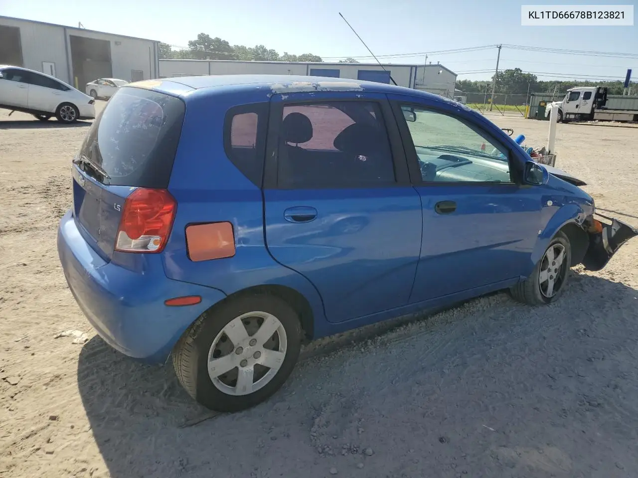 2008 Chevrolet Aveo Base VIN: KL1TD66678B123821 Lot: 65700855