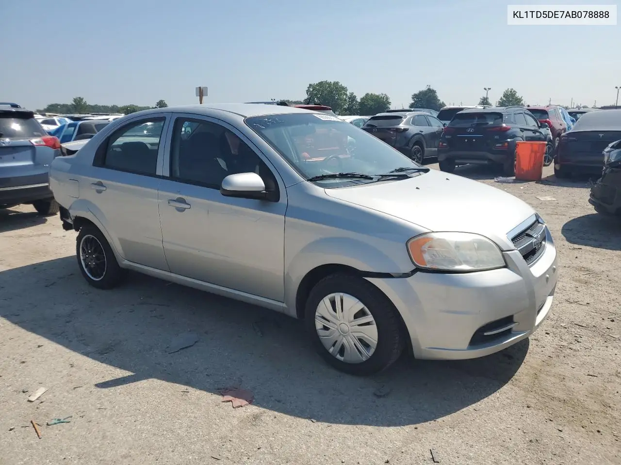 2010 Chevrolet Aveo Ls VIN: KL1TD5DE7AB078888 Lot: 66086015