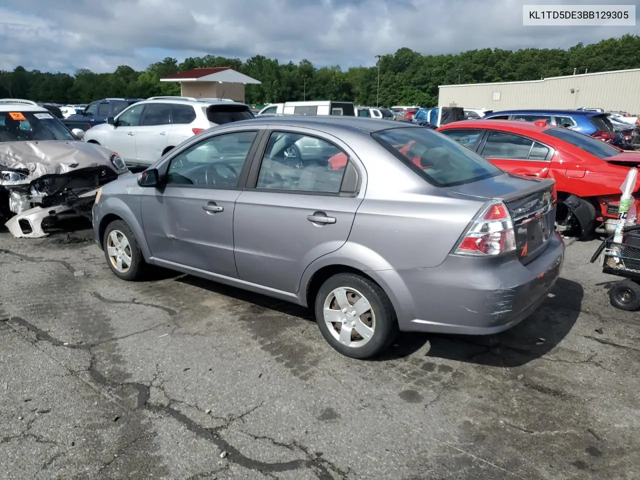 2011 Chevrolet Aveo Ls VIN: KL1TD5DE3BB129305 Lot: 64632505
