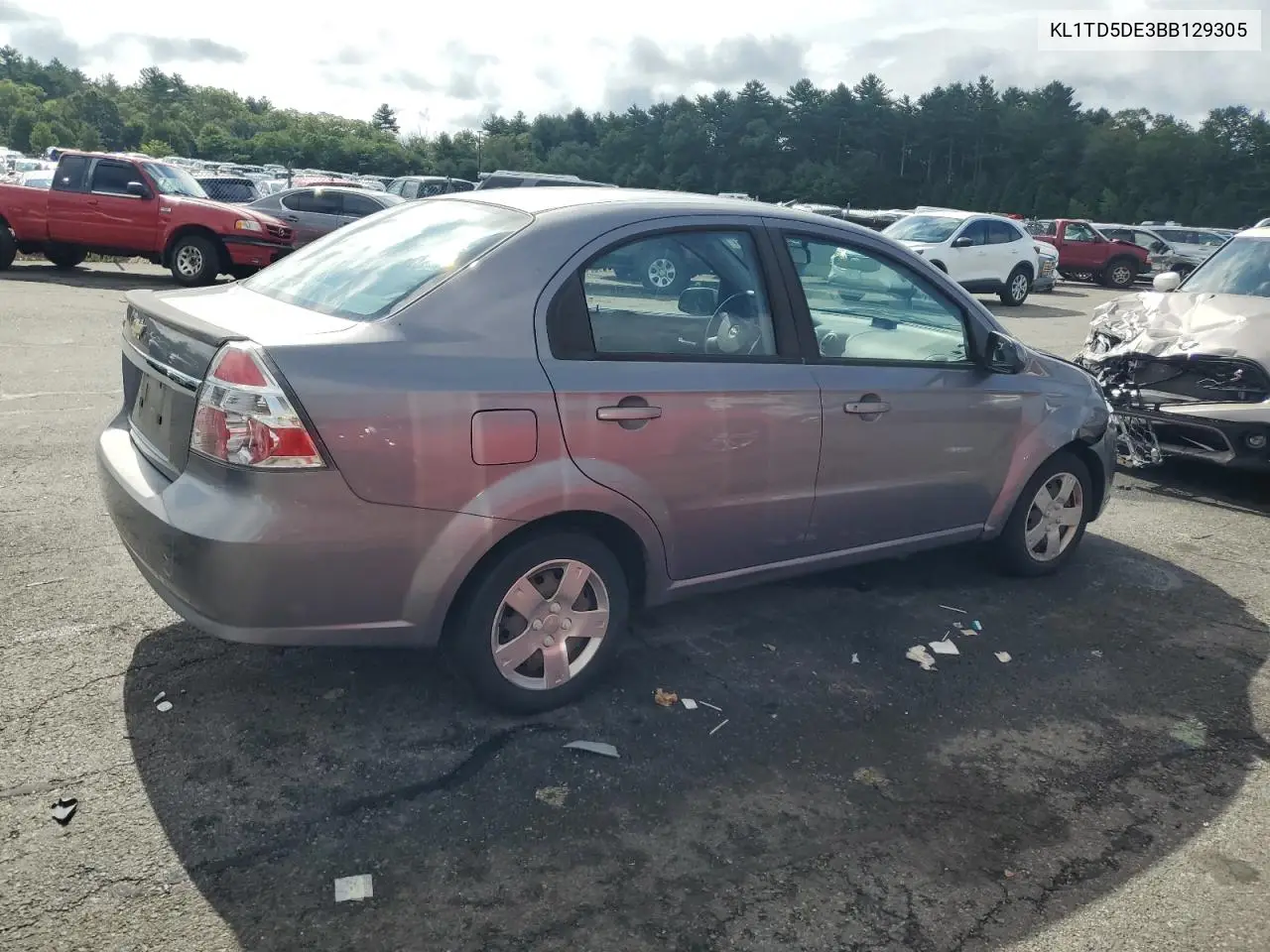 2011 Chevrolet Aveo Ls VIN: KL1TD5DE3BB129305 Lot: 64632505