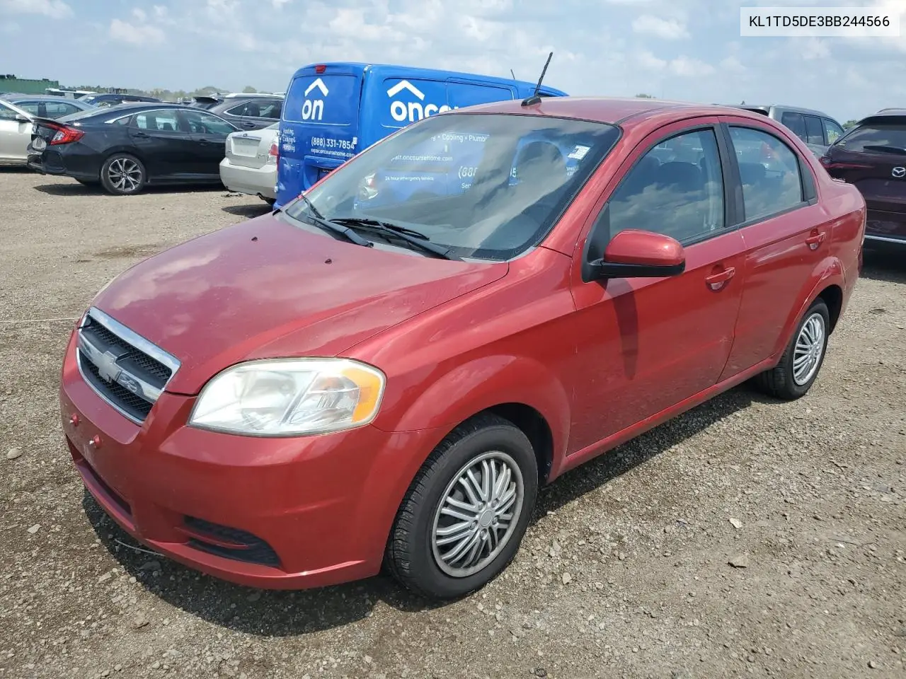 2011 Chevrolet Aveo Ls VIN: KL1TD5DE3BB244566 Lot: 64887765