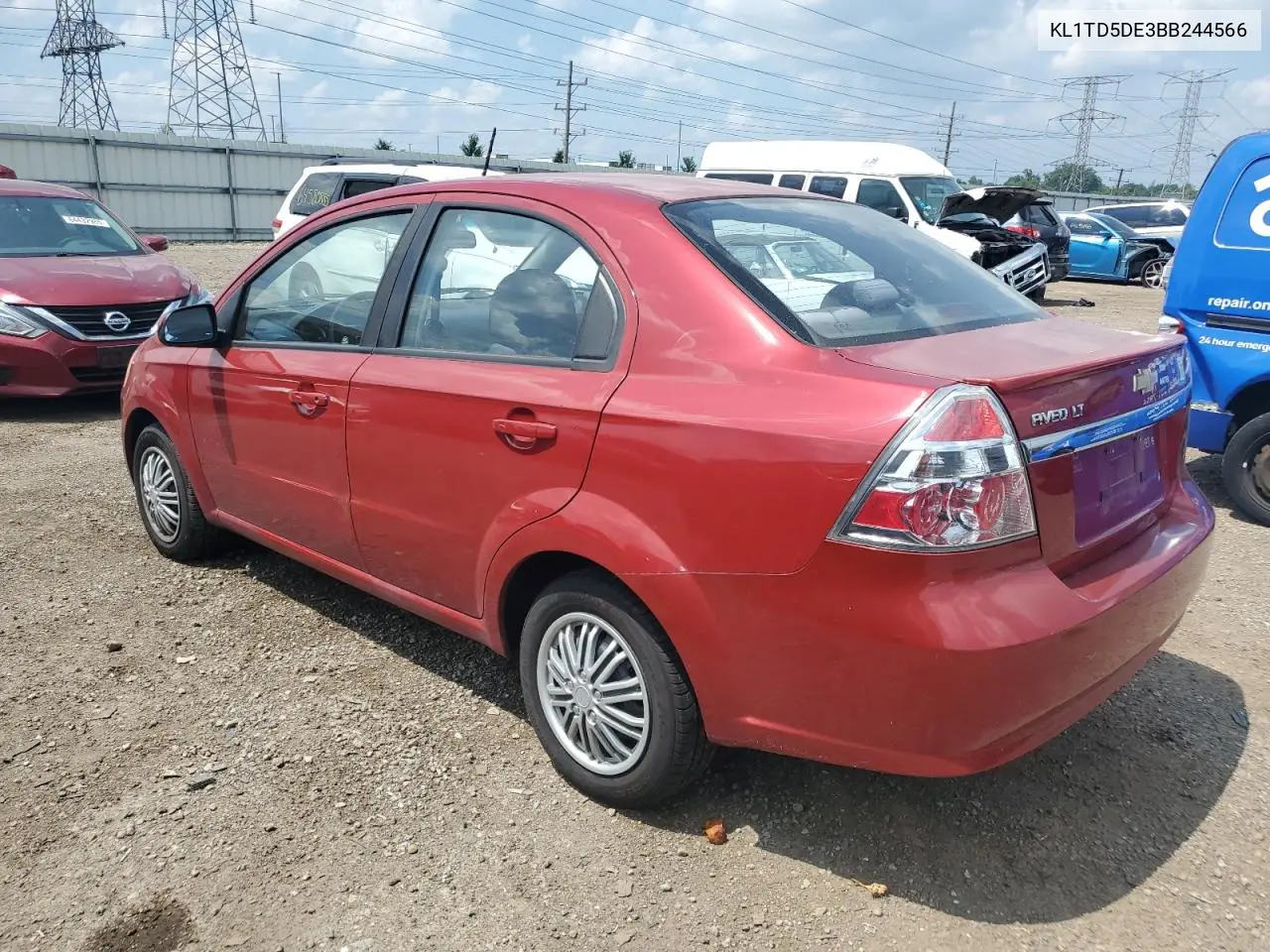 2011 Chevrolet Aveo Ls VIN: KL1TD5DE3BB244566 Lot: 64887765