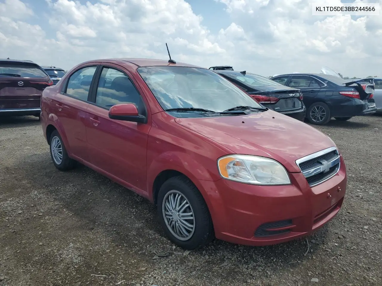 2011 Chevrolet Aveo Ls VIN: KL1TD5DE3BB244566 Lot: 64887765
