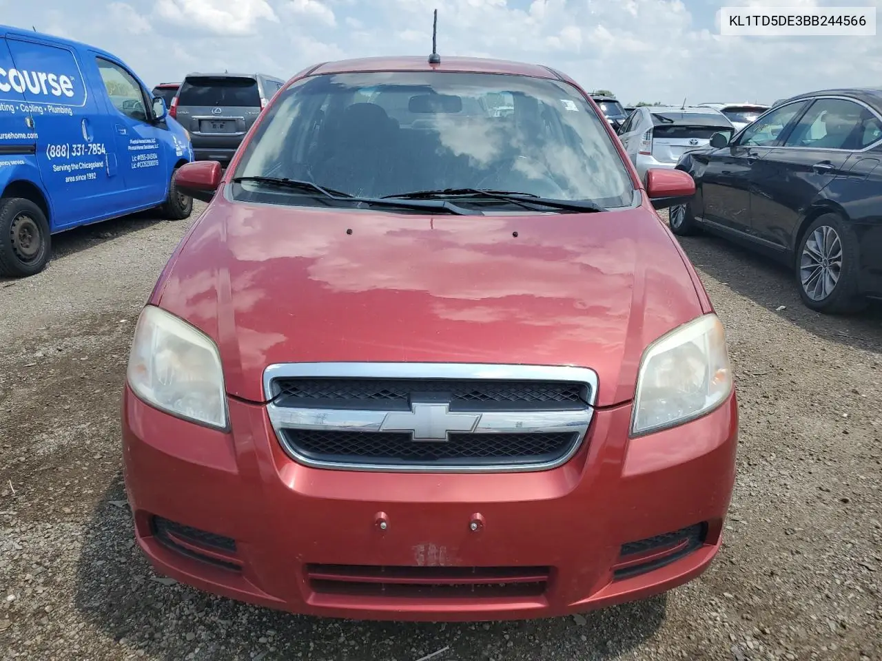 2011 Chevrolet Aveo Ls VIN: KL1TD5DE3BB244566 Lot: 64887765