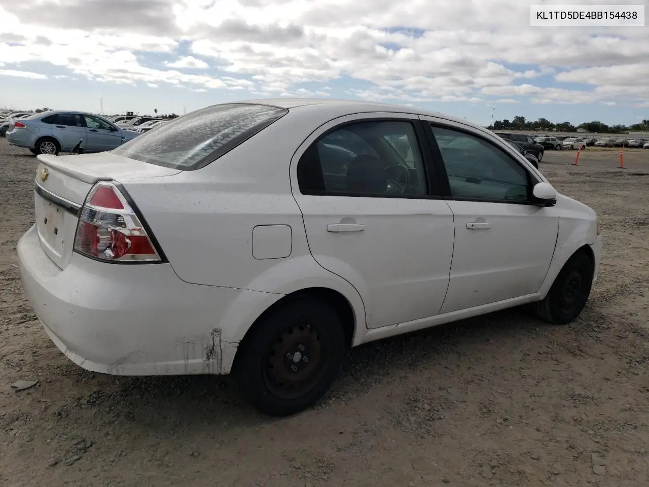 2011 Chevrolet Aveo Ls VIN: KL1TD5DE4BB154438 Lot: 65473455