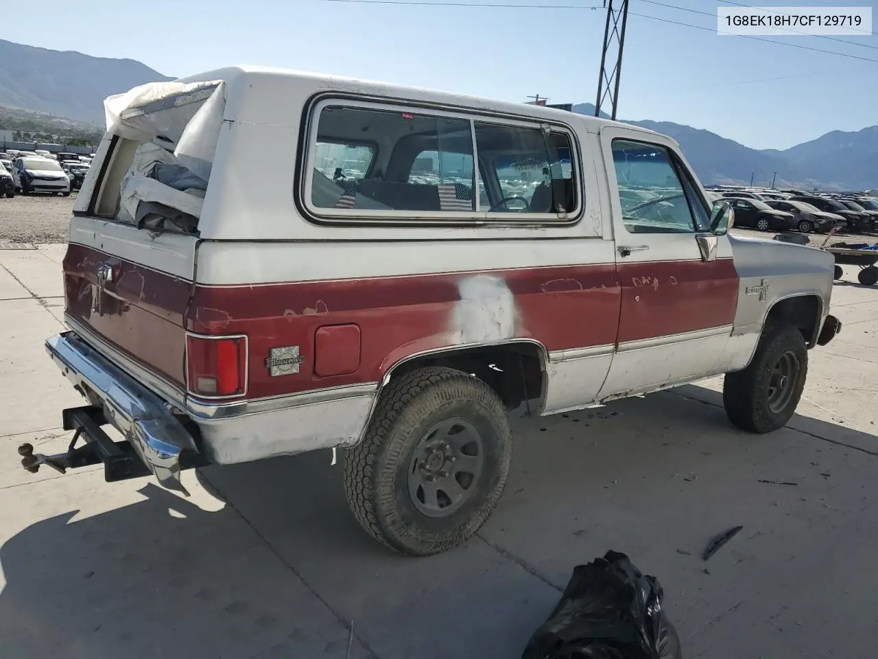 1982 Chevrolet Blazer K10 VIN: 1G8EK18H7CF129719 Lot: 62457285