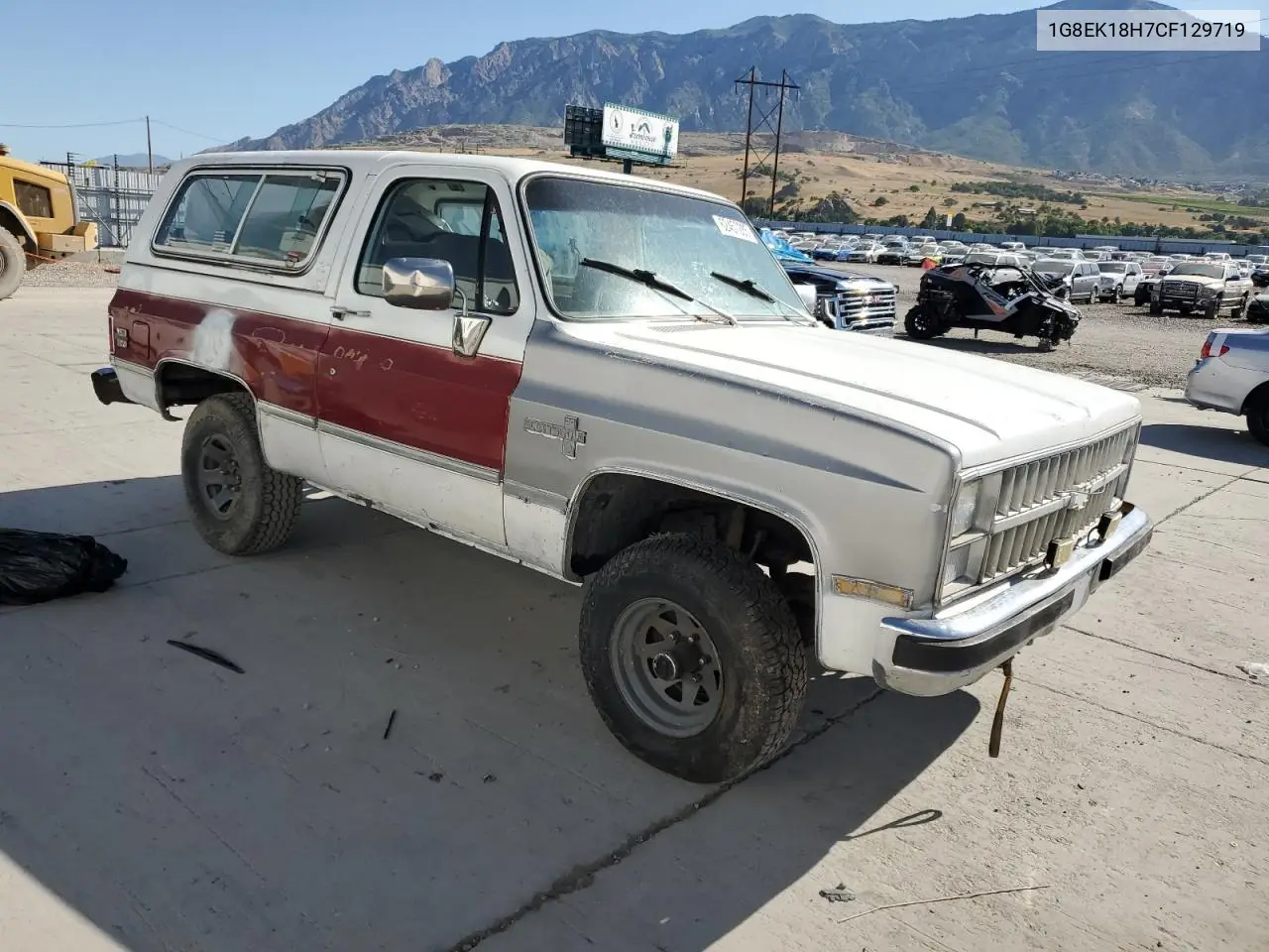 1982 Chevrolet Blazer K10 VIN: 1G8EK18H7CF129719 Lot: 62457285