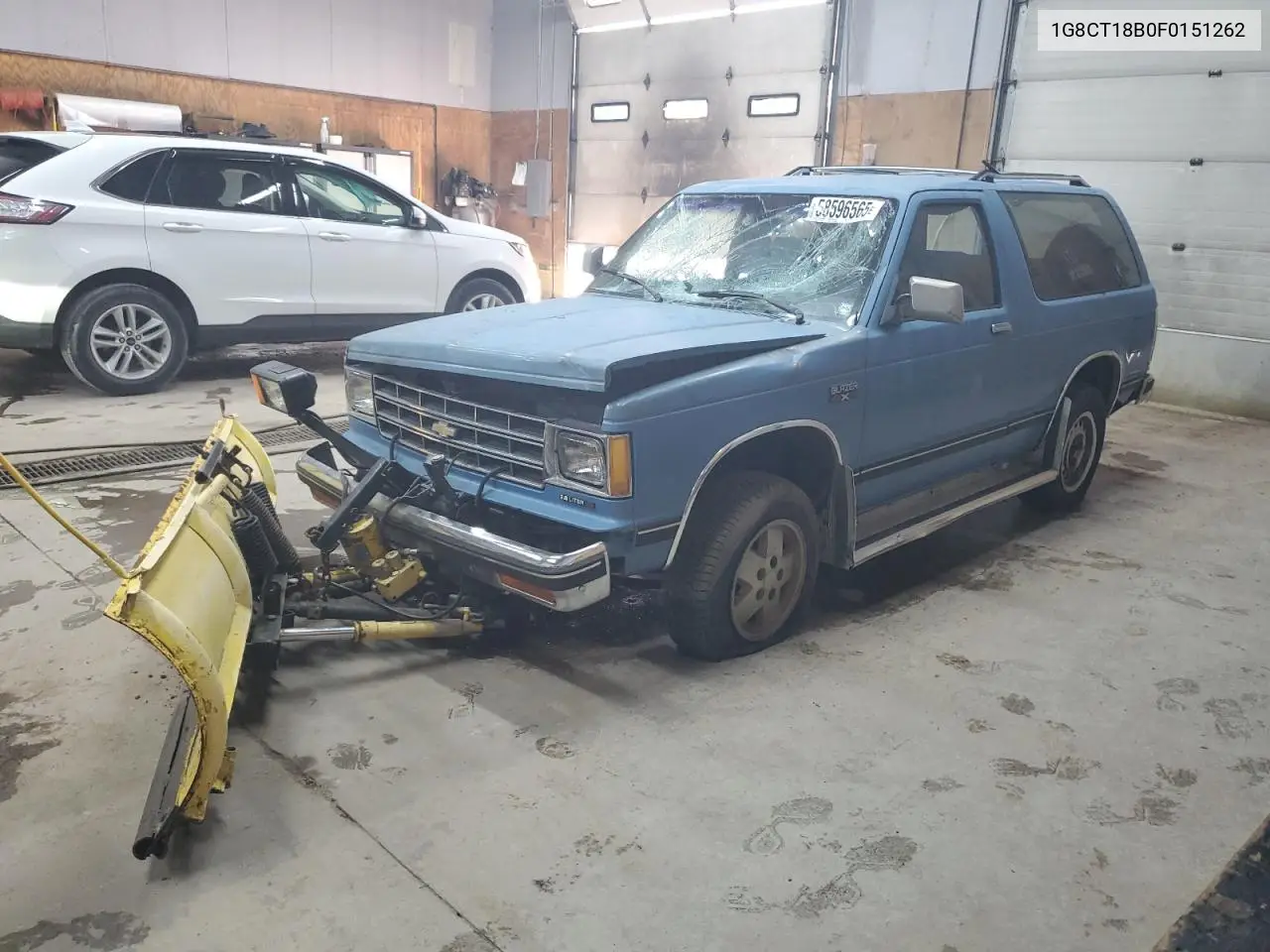 1985 Chevrolet Blazer S10 VIN: 1G8CT18B0F0151262 Lot: 58596565