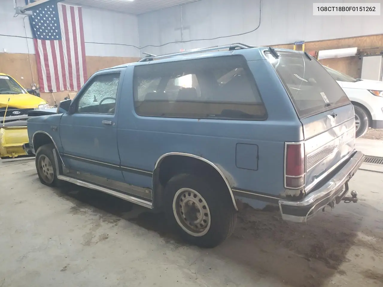 1985 Chevrolet Blazer S10 VIN: 1G8CT18B0F0151262 Lot: 58596565