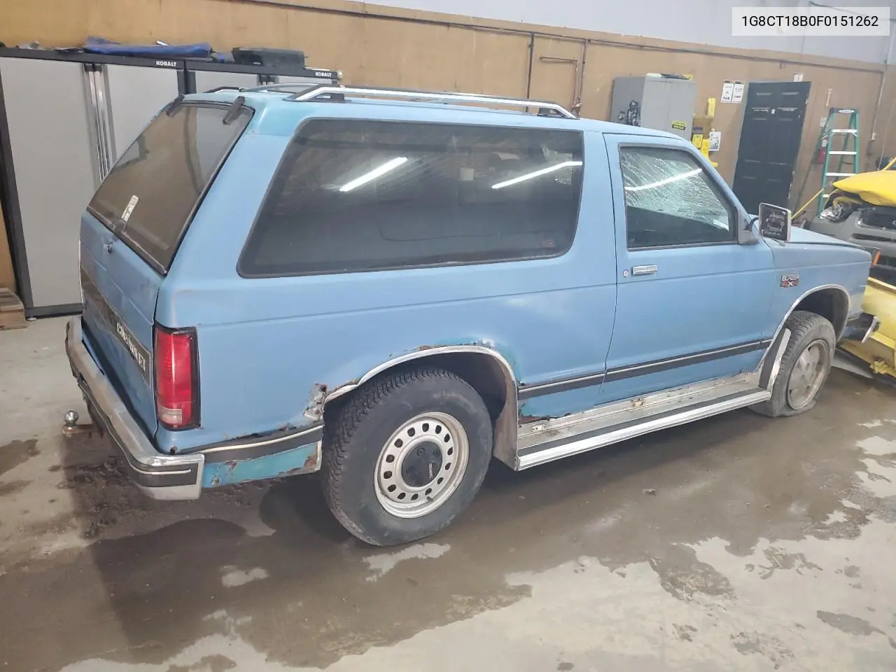 1985 Chevrolet Blazer S10 VIN: 1G8CT18B0F0151262 Lot: 58596565
