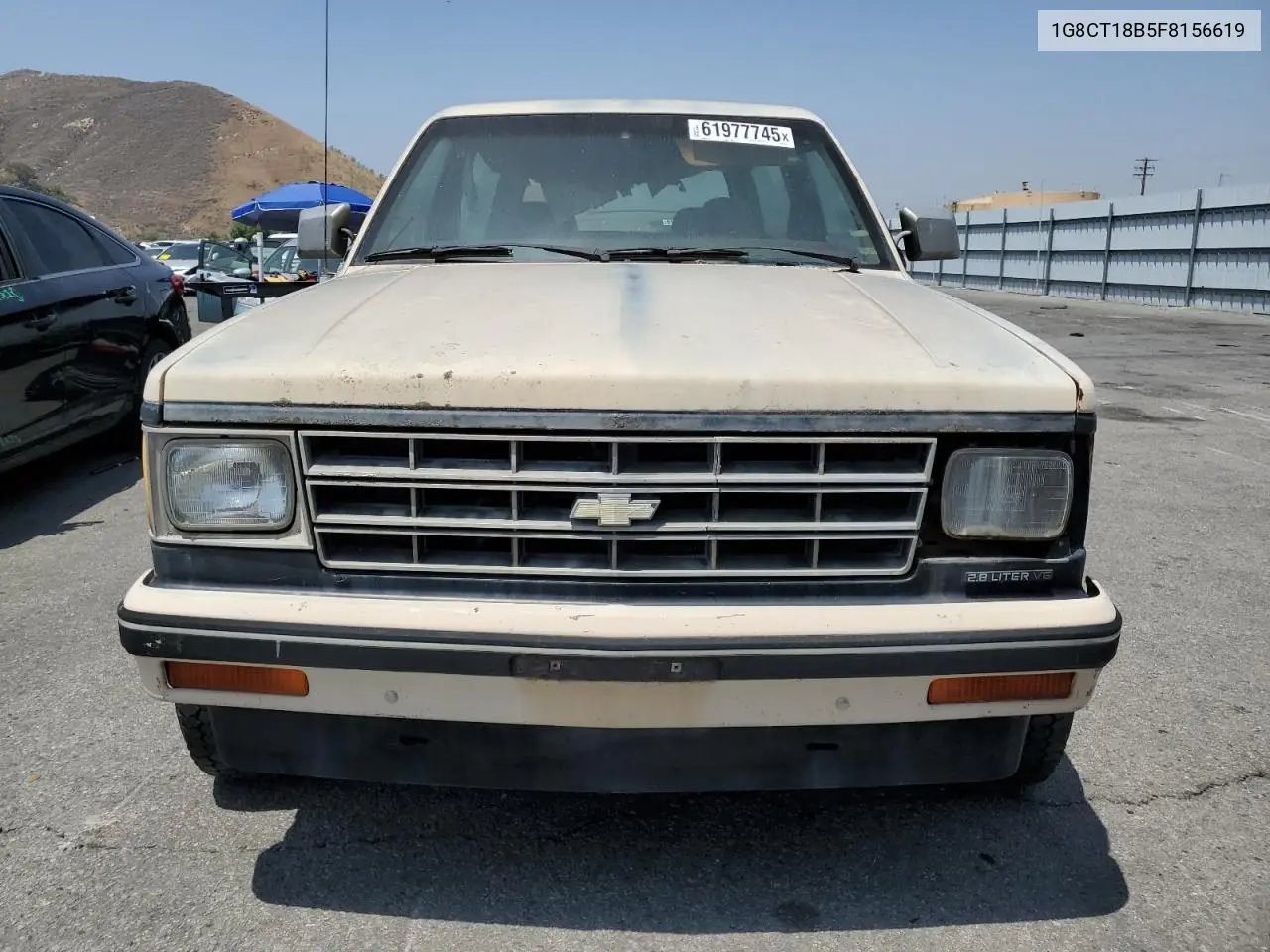 1985 Chevrolet Blazer S10 VIN: 1G8CT18B5F8156619 Lot: 61977745