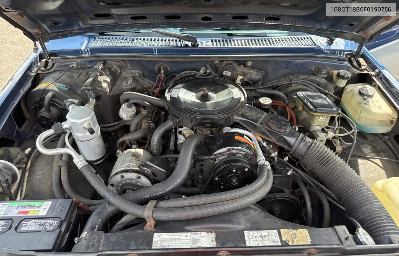 1985 Chevrolet Blazer S10 VIN: 1G8CT18B0F0190756 Lot: 62219885