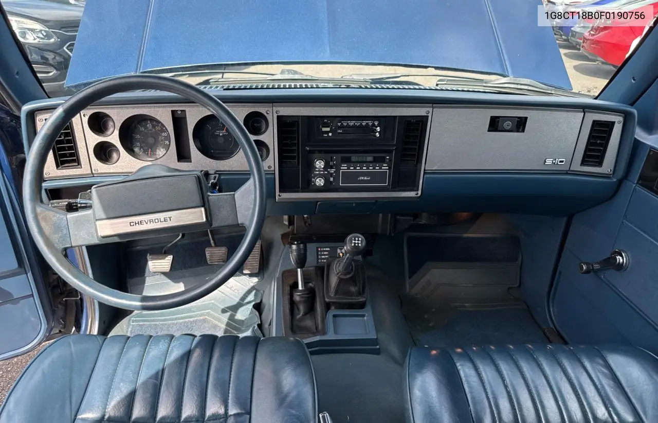 1985 Chevrolet Blazer S10 VIN: 1G8CT18B0F0190756 Lot: 62219885