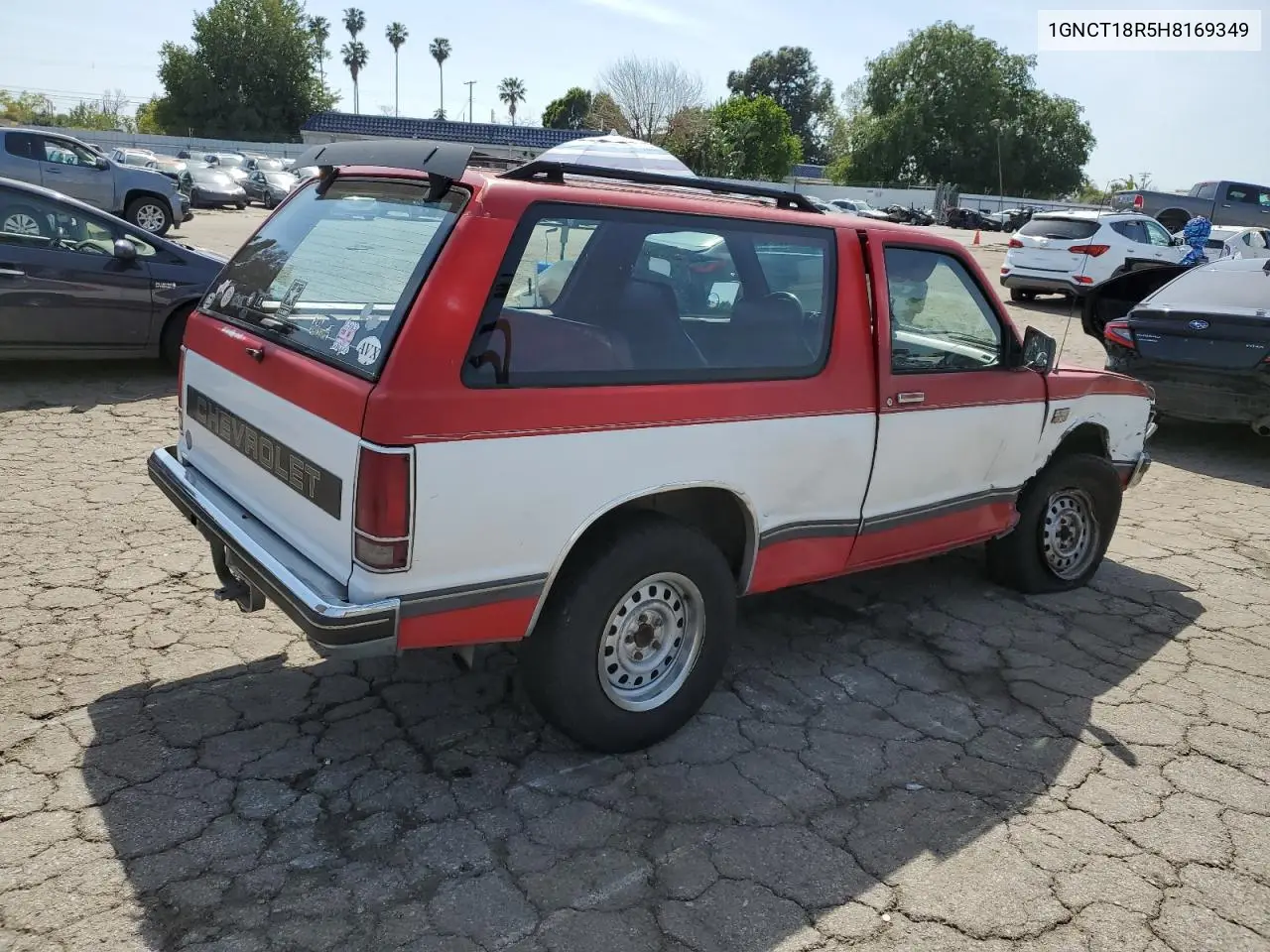 1987 Chevrolet Blazer S10 VIN: 1GNCT18R5H8169349 Lot: 49989715