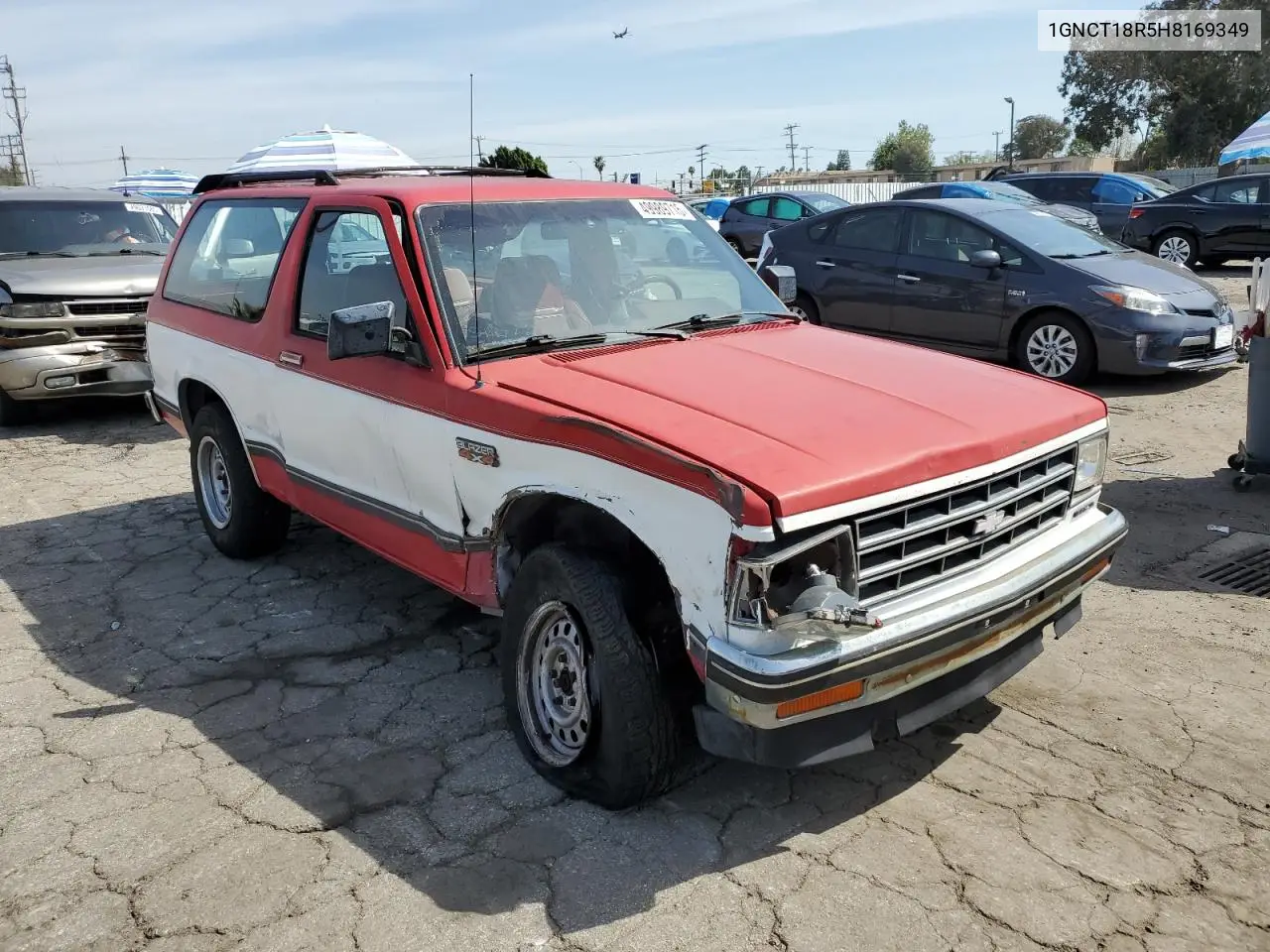 1987 Chevrolet Blazer S10 VIN: 1GNCT18R5H8169349 Lot: 49989715