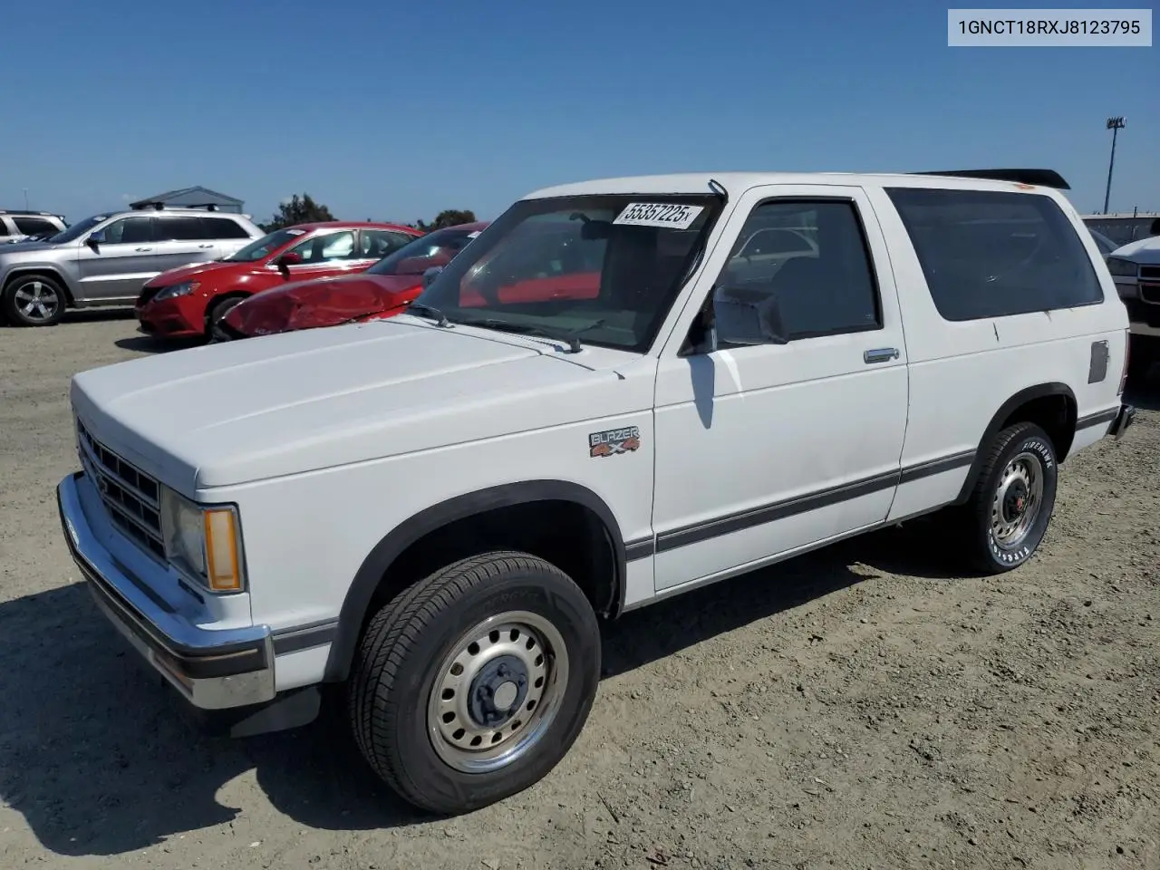 1988 Chevrolet Blazer S10 VIN: 1GNCT18RXJ8123795 Lot: 55357225