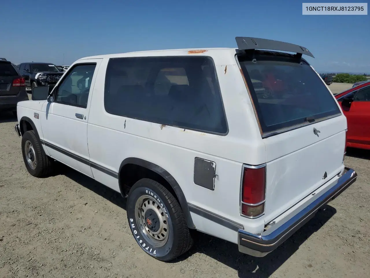 1988 Chevrolet Blazer S10 VIN: 1GNCT18RXJ8123795 Lot: 55357225