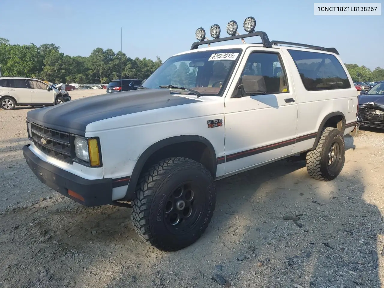 1990 Chevrolet Blazer S10 VIN: 1GNCT18Z1L8138267 Lot: 62823015