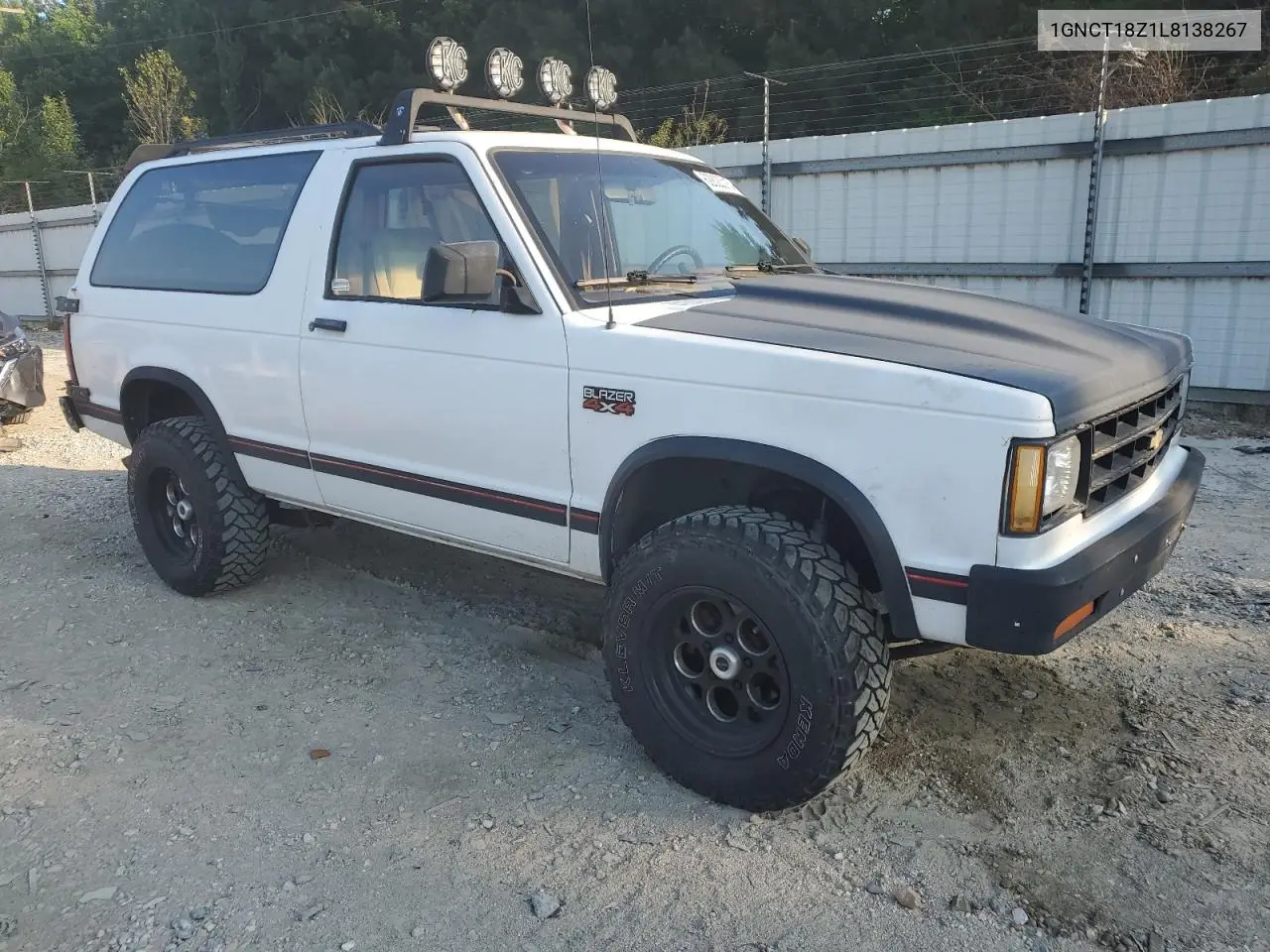 1990 Chevrolet Blazer S10 VIN: 1GNCT18Z1L8138267 Lot: 62823015