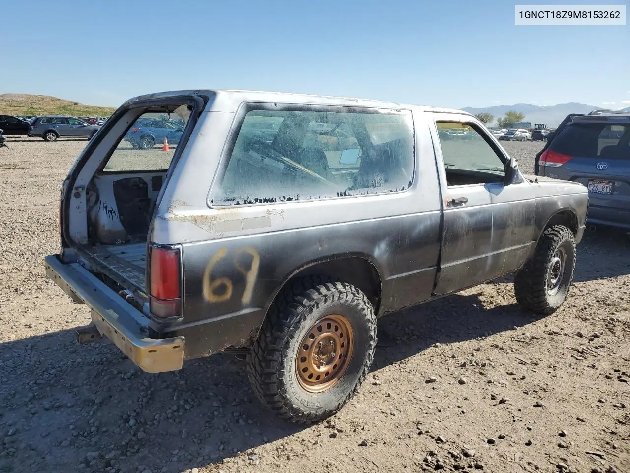 1991 Chevrolet Blazer S10 VIN: 1GNCT18Z9M8153262 Lot: 55113765