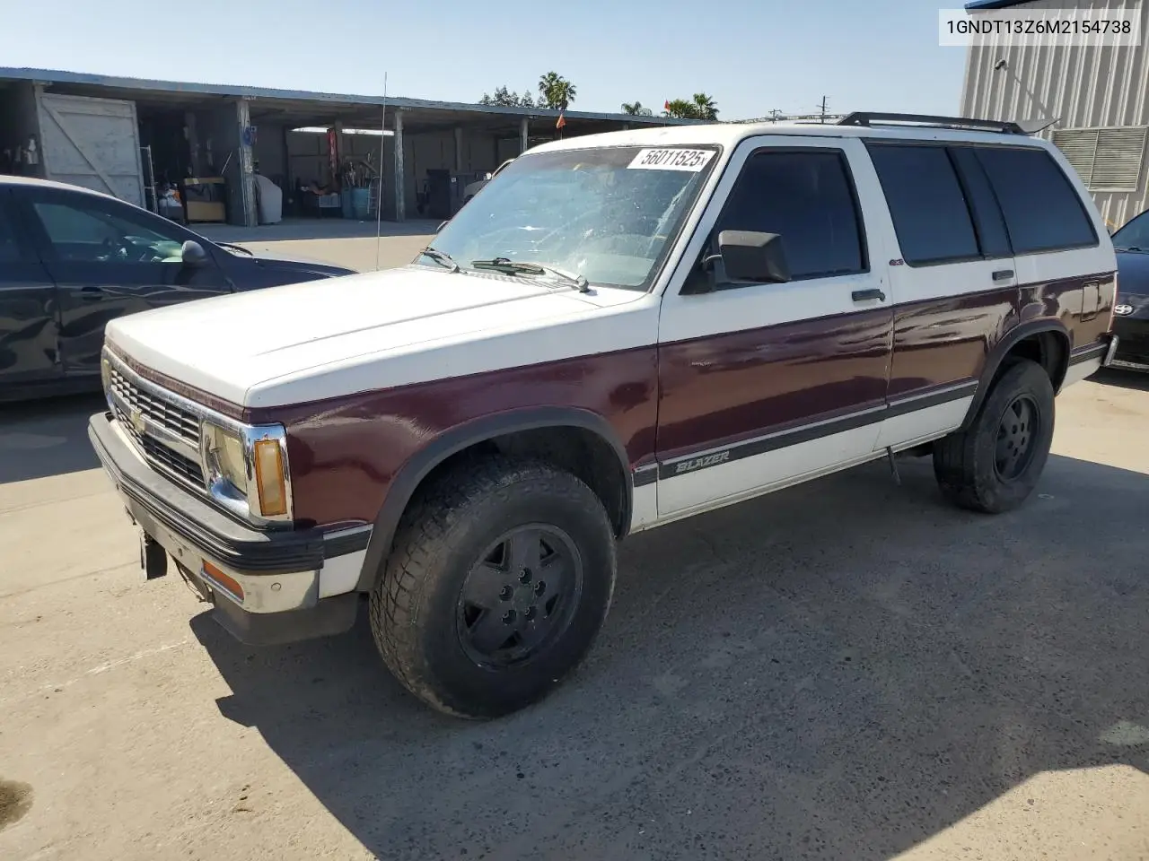 1991 Chevrolet Blazer S10 VIN: 1GNDT13Z6M2154738 Lot: 56011525