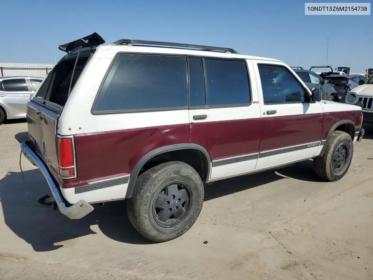 1991 Chevrolet Blazer S10 VIN: 1GNDT13Z6M2154738 Lot: 56011525