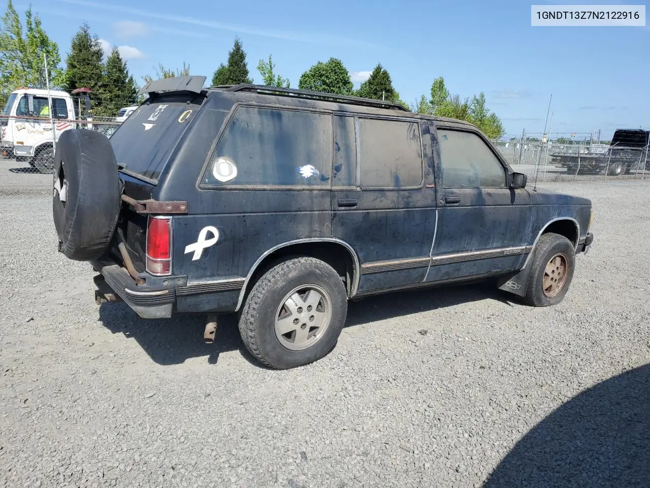 1992 Chevrolet Blazer S10 VIN: 1GNDT13Z7N2122916 Lot: 54979365