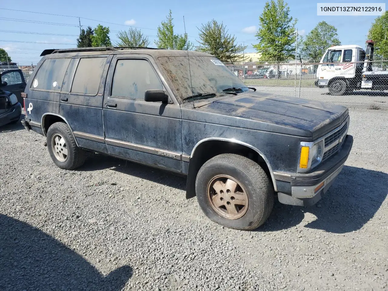 1992 Chevrolet Blazer S10 VIN: 1GNDT13Z7N2122916 Lot: 54979365