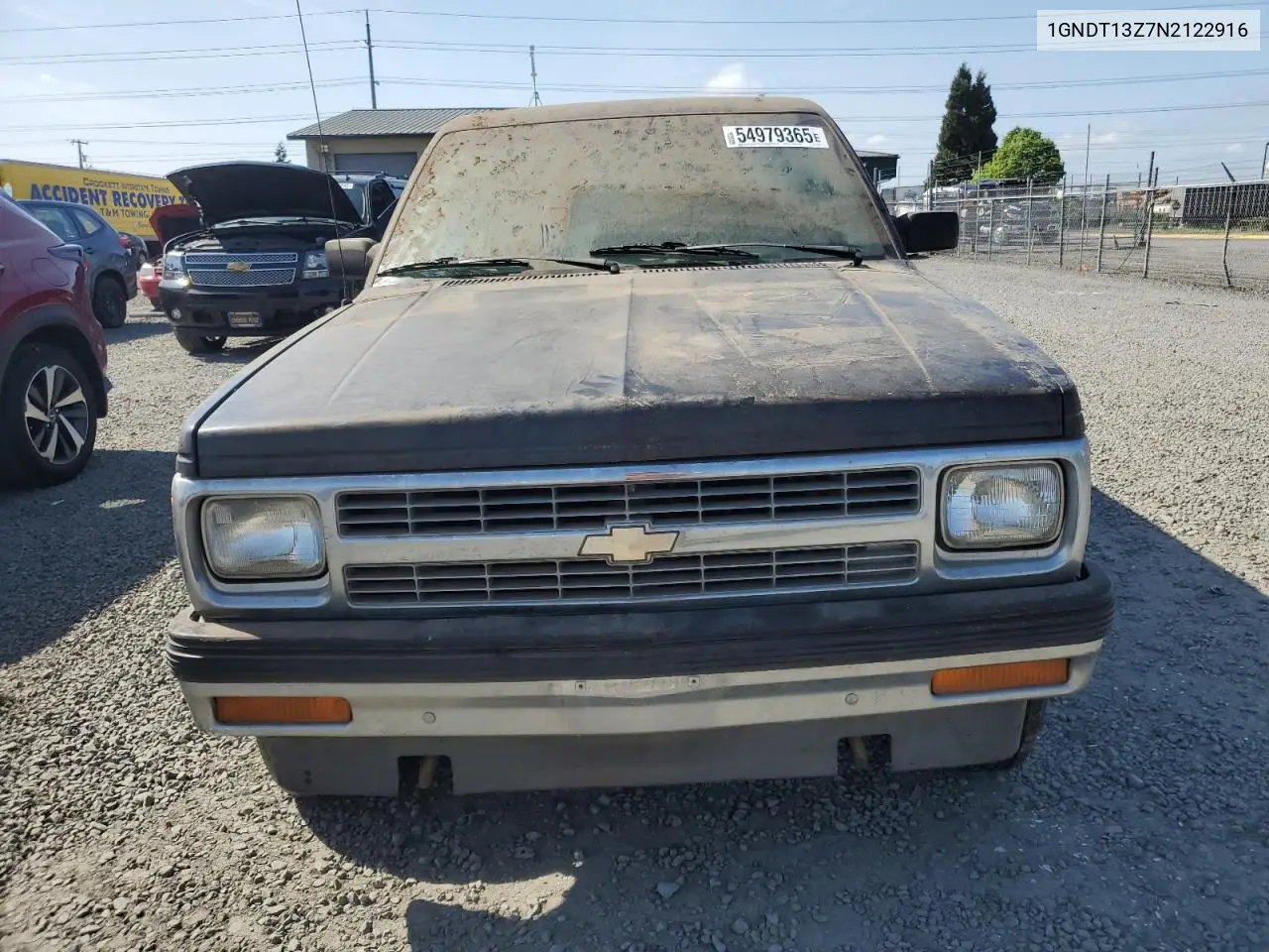 1992 Chevrolet Blazer S10 VIN: 1GNDT13Z7N2122916 Lot: 54979365