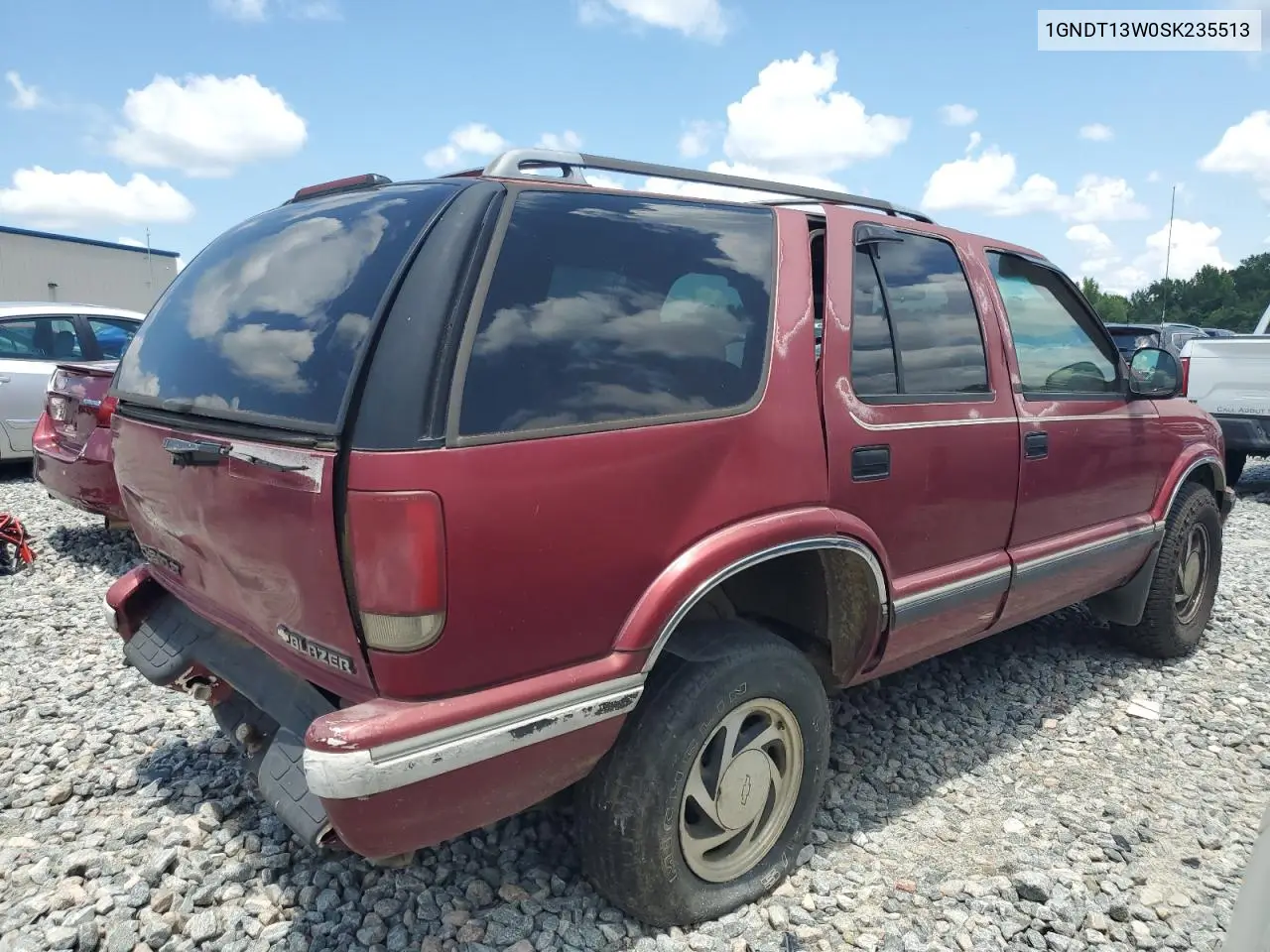 1995 Chevrolet Blazer VIN: 1GNDT13W0SK235513 Lot: 62587505