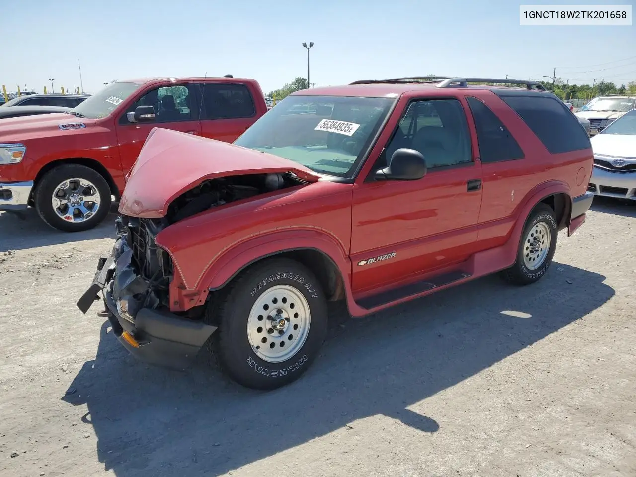 1996 Chevrolet Blazer VIN: 1GNCT18W2TK201658 Lot: 56384935