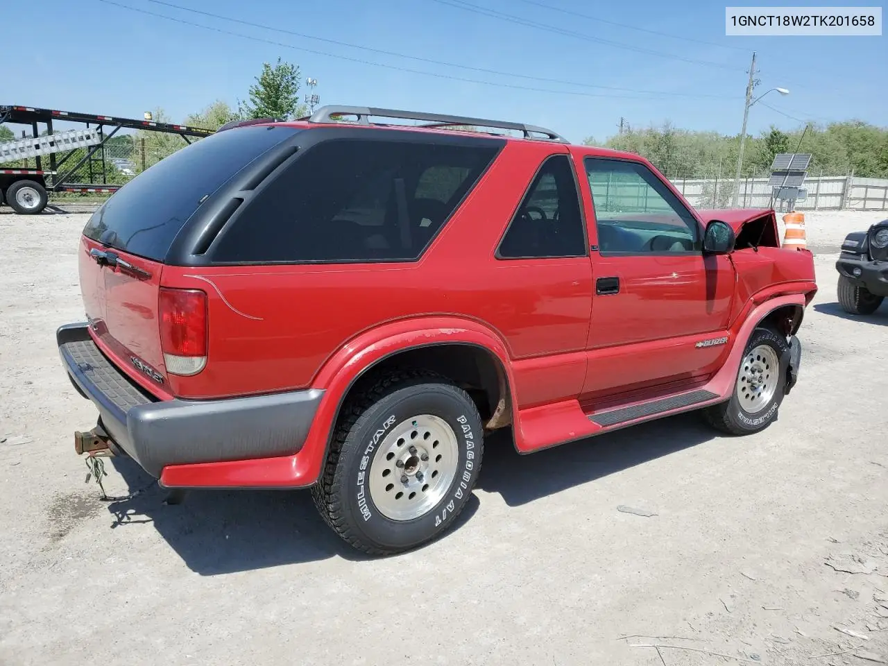 1996 Chevrolet Blazer VIN: 1GNCT18W2TK201658 Lot: 56384935