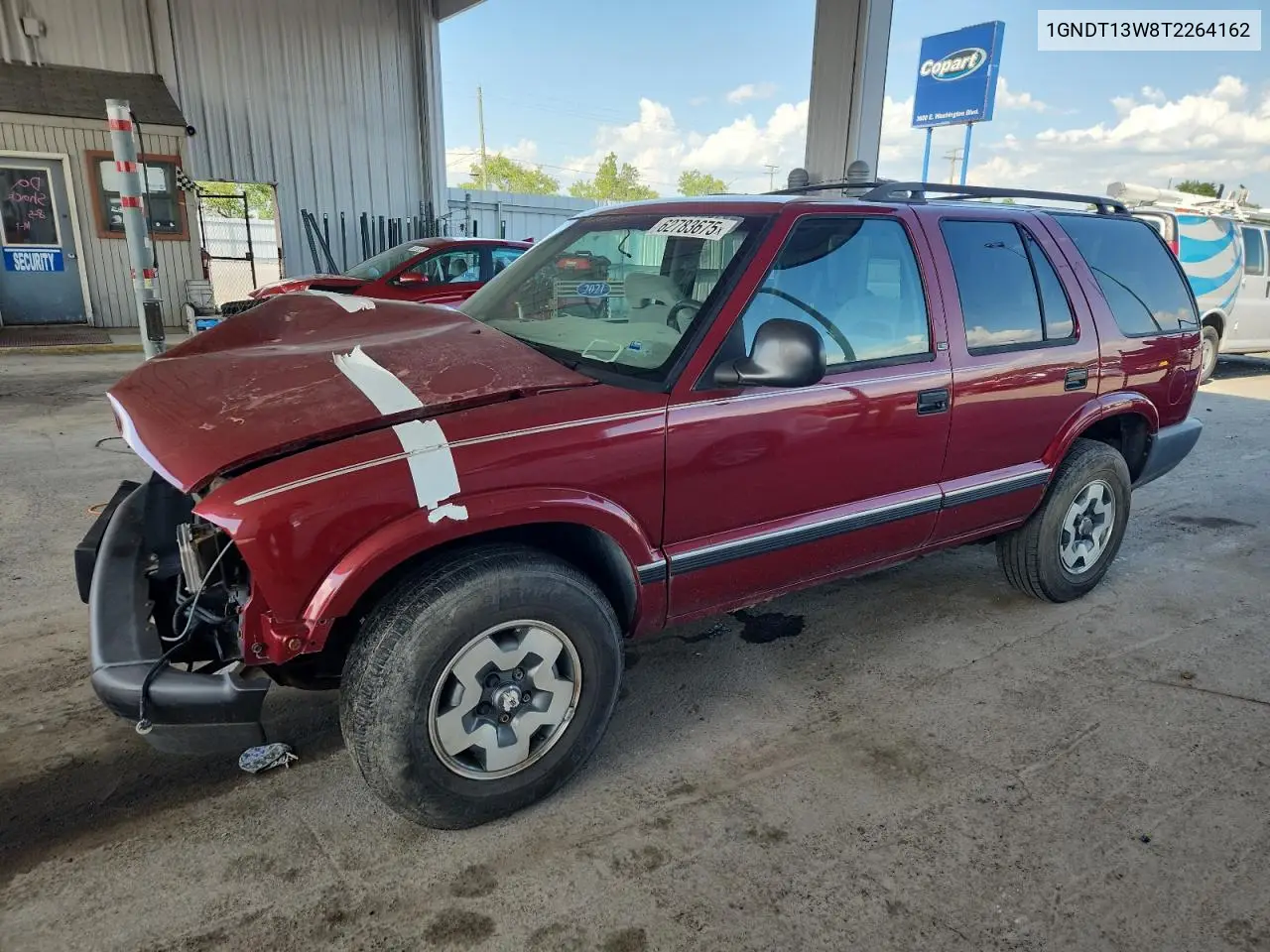 1996 Chevrolet Blazer VIN: 1GNDT13W8T2264162 Lot: 62783675