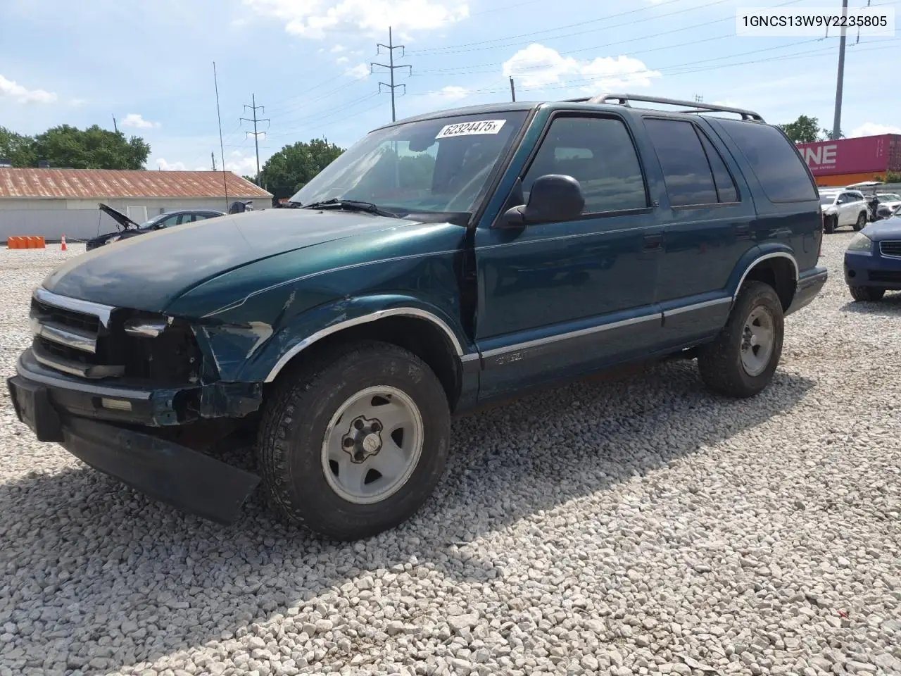 1997 Chevrolet Blazer VIN: 1GNCS13W9V2235805 Lot: 62324475