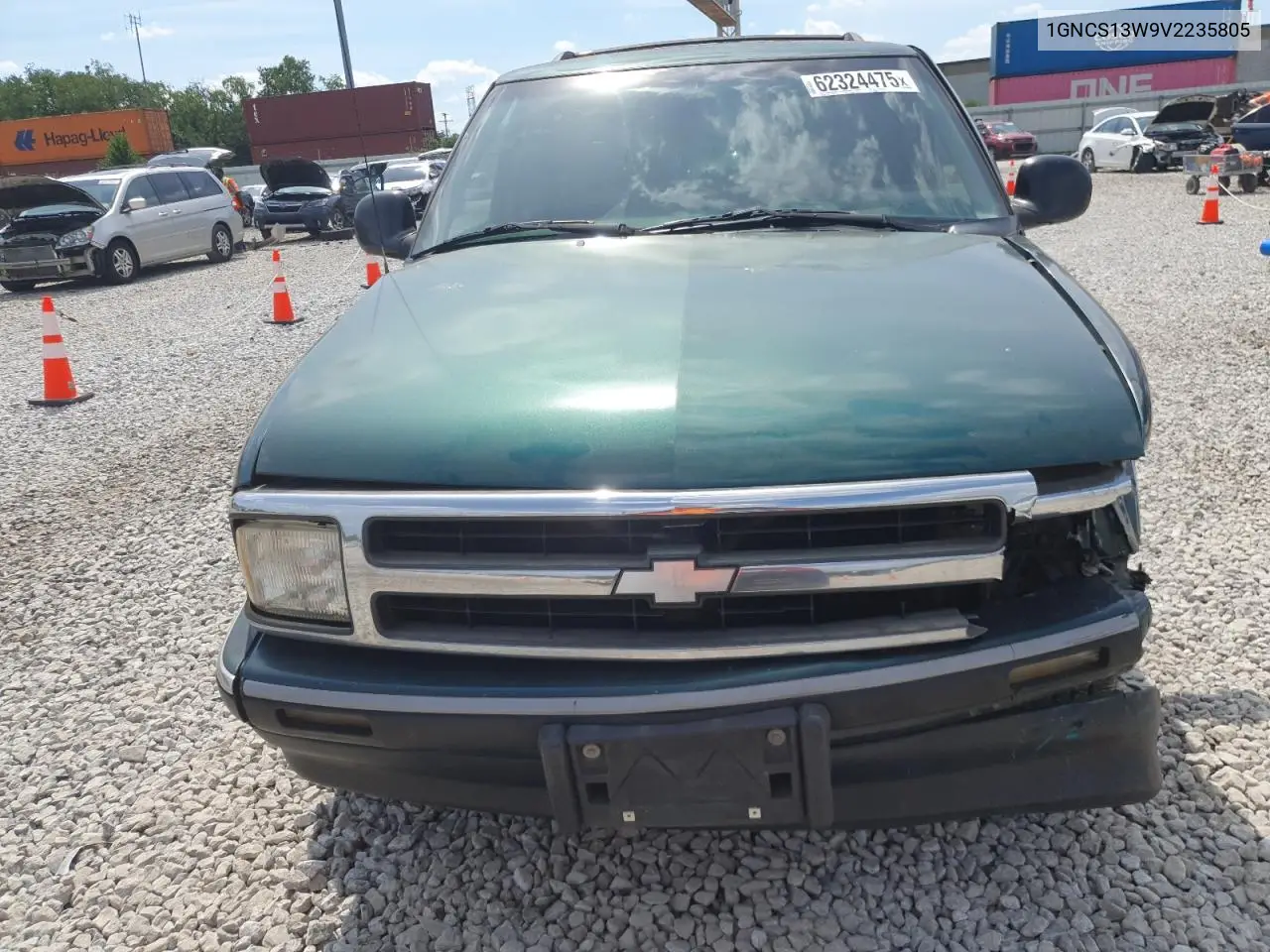 1997 Chevrolet Blazer VIN: 1GNCS13W9V2235805 Lot: 62324475
