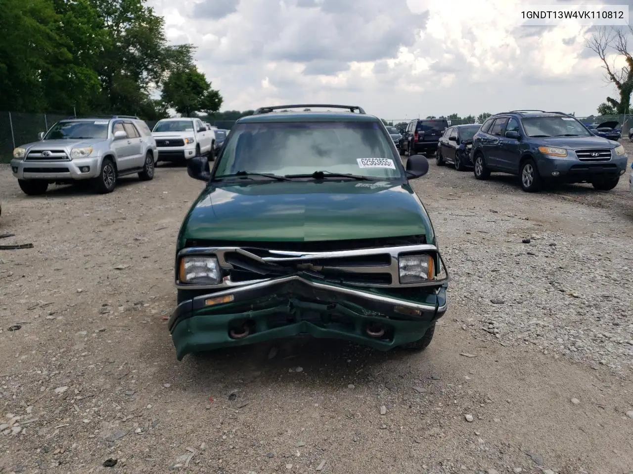 1997 Chevrolet Blazer VIN: 1GNDT13W4VK110812 Lot: 62563855