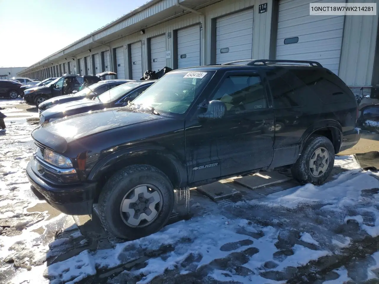 1998 Chevrolet Blazer VIN: 1GNCT18W7WK214281 Lot: 45454165