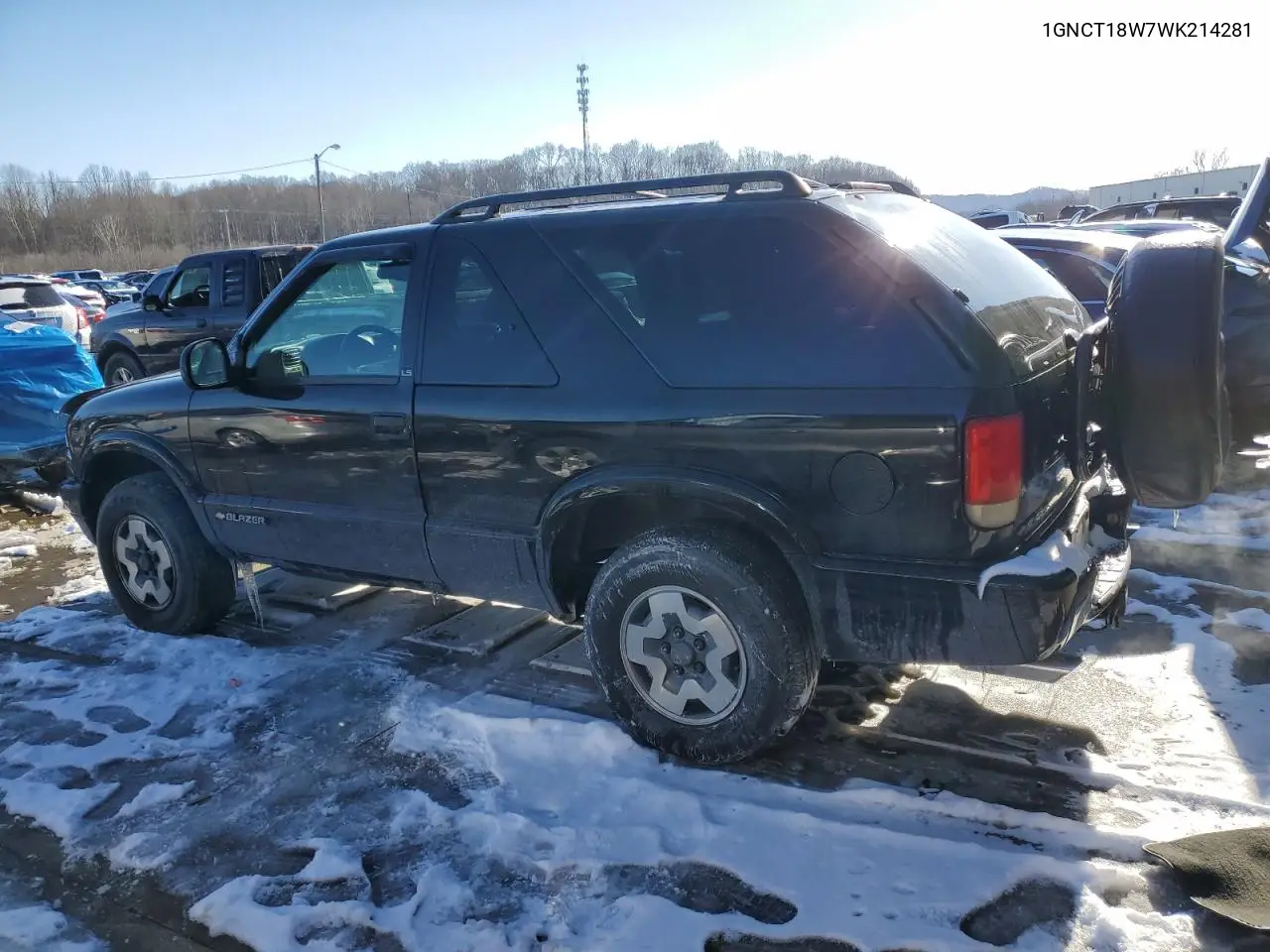 1998 Chevrolet Blazer VIN: 1GNCT18W7WK214281 Lot: 45454165