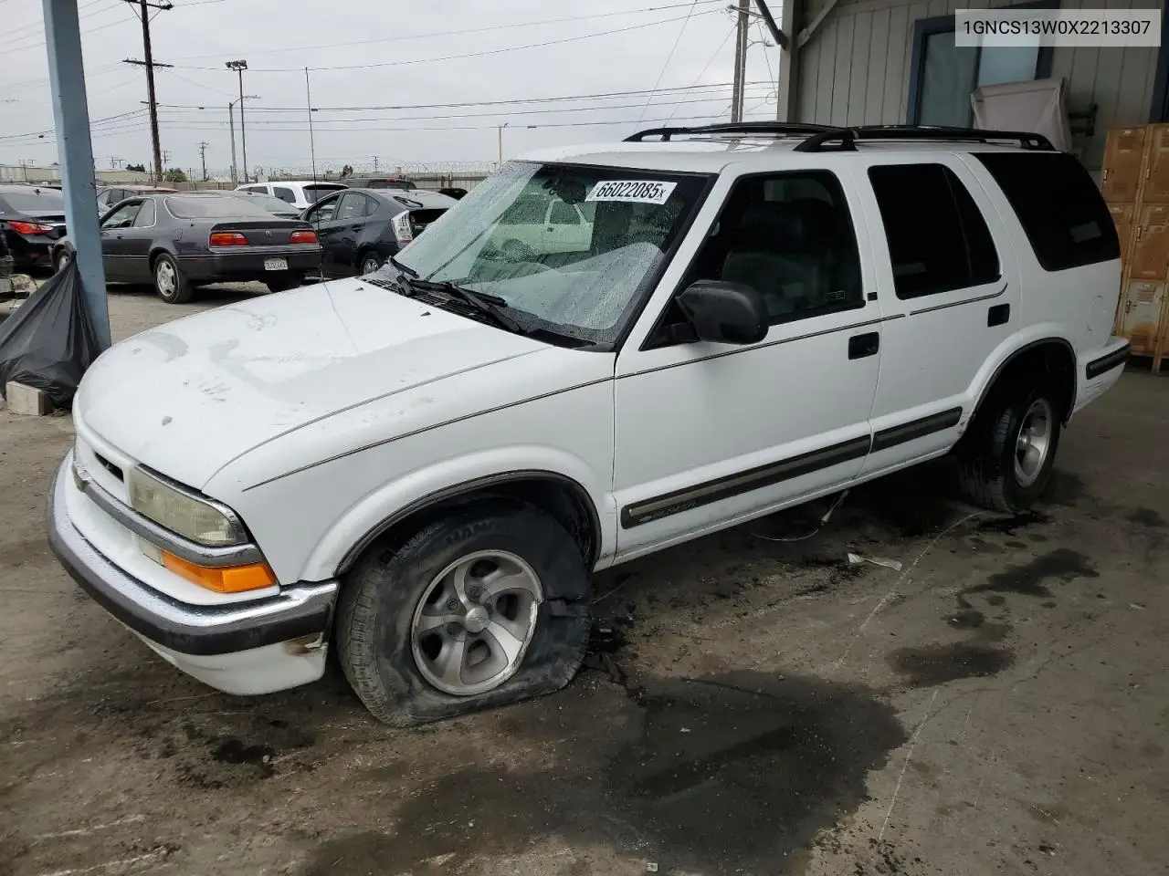 1999 Chevrolet Blazer VIN: 1GNCS13W0X2213307 Lot: 66022085