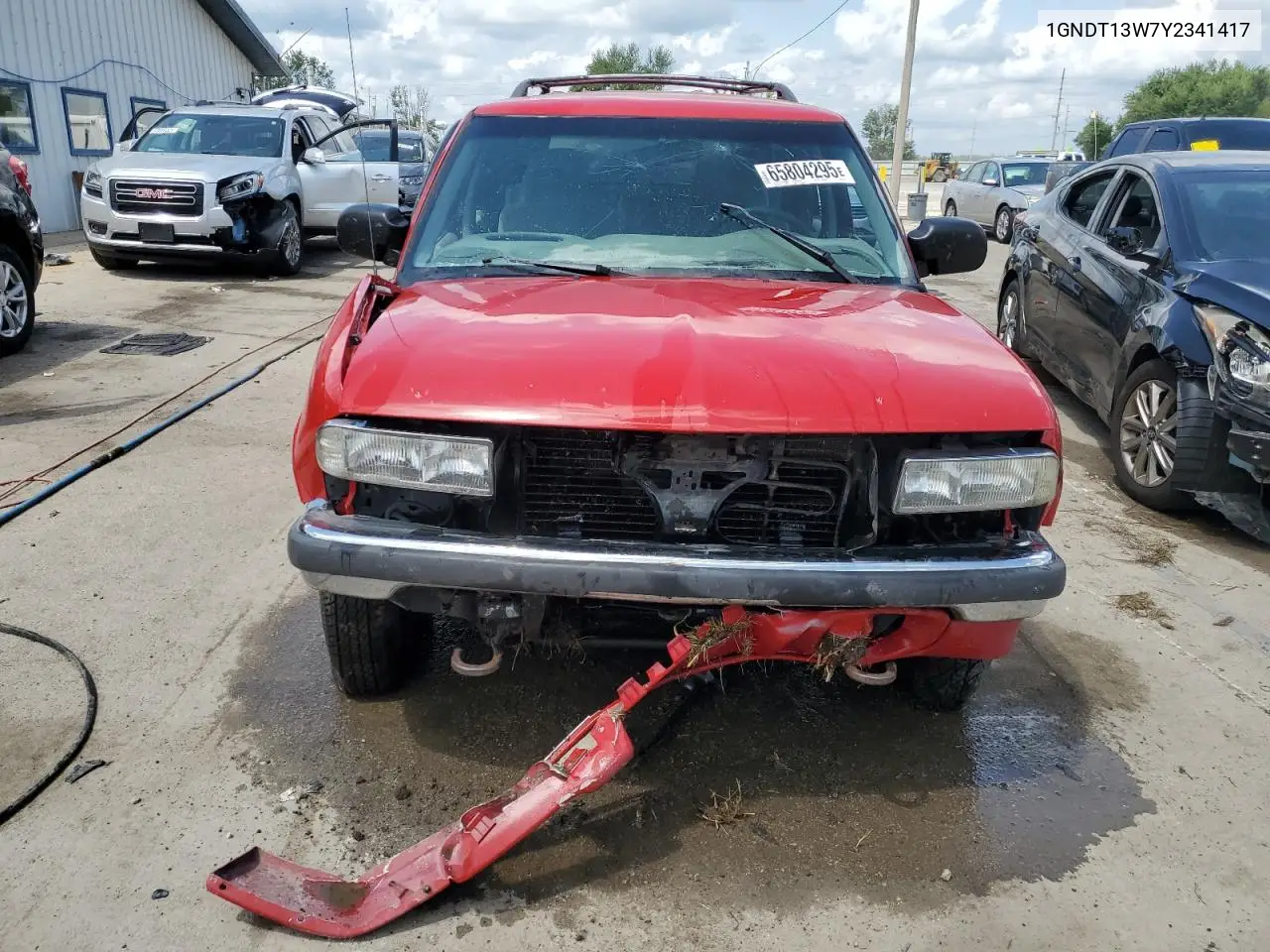 2000 Chevrolet Blazer VIN: 1GNDT13W7Y2341417 Lot: 65804295