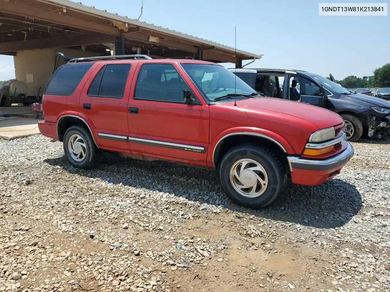 2001 Chevrolet Blazer VIN: 1GNDT13W81K213841 Lot: 60416045